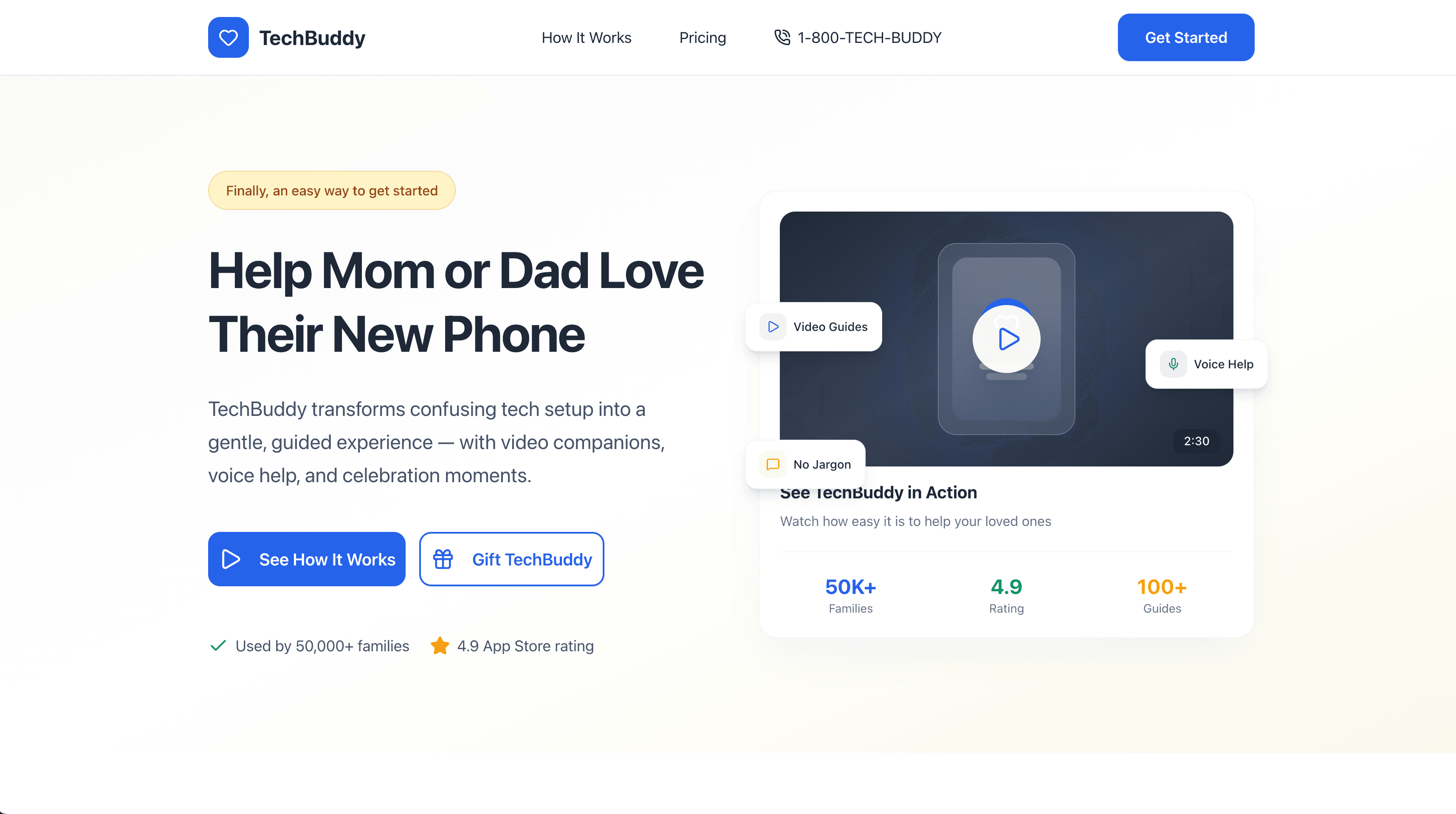 TechBuddy — Accessible learning companion for older adults building digital confidence.